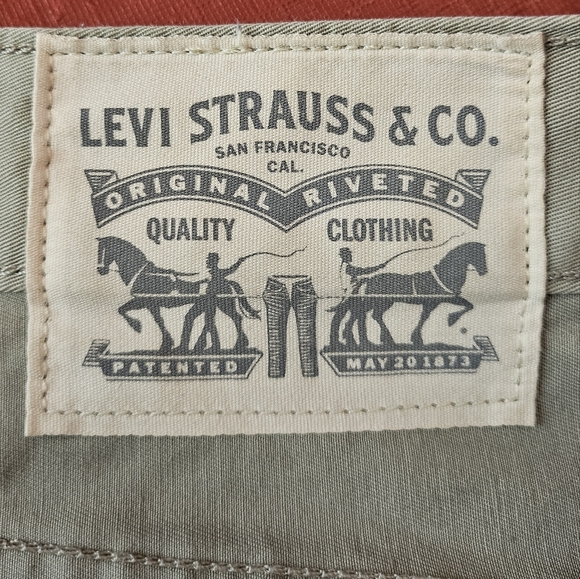 Levi's 511 Slim Line 8 Jeans, Size 40 x 32, Khaki color - Picture 5 of 6